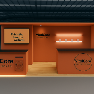 Miami 10x20 Custom Exhibit Rental