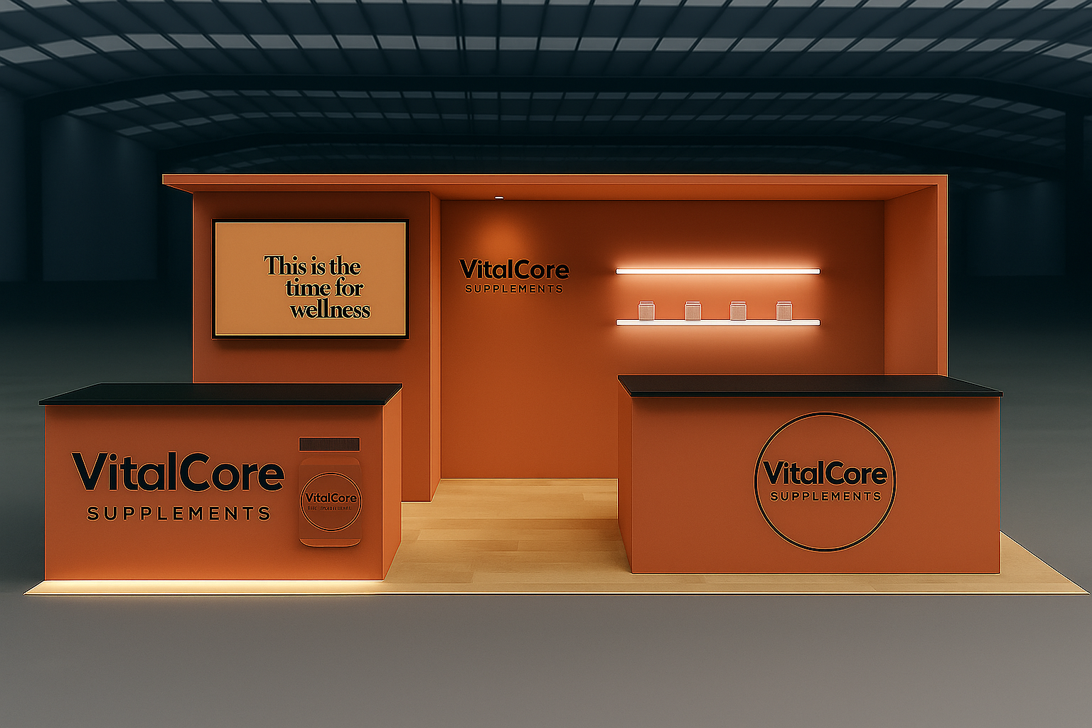 Miami 10x20 Custom Exhibit Rental