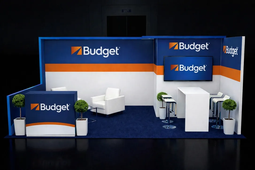 10×20 Corporate Branding Exhibit Booth