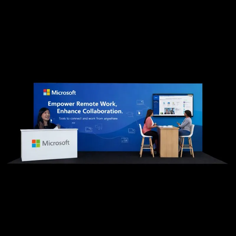 10×20 Enterprise Exhibit Booth Rental