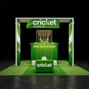 20×30 Retail Brand Exhibit Booth